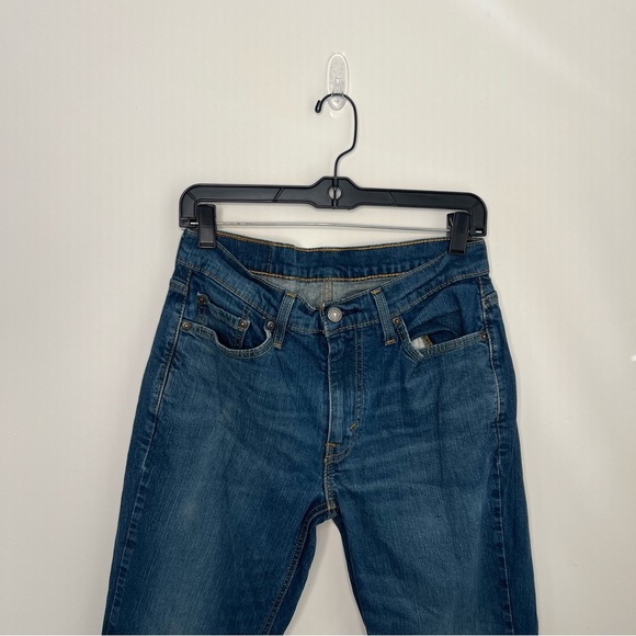 Levi's 541 Denim Dark Wash Straight Fit Jeans Size W30x L30 - Picture 3 of 15